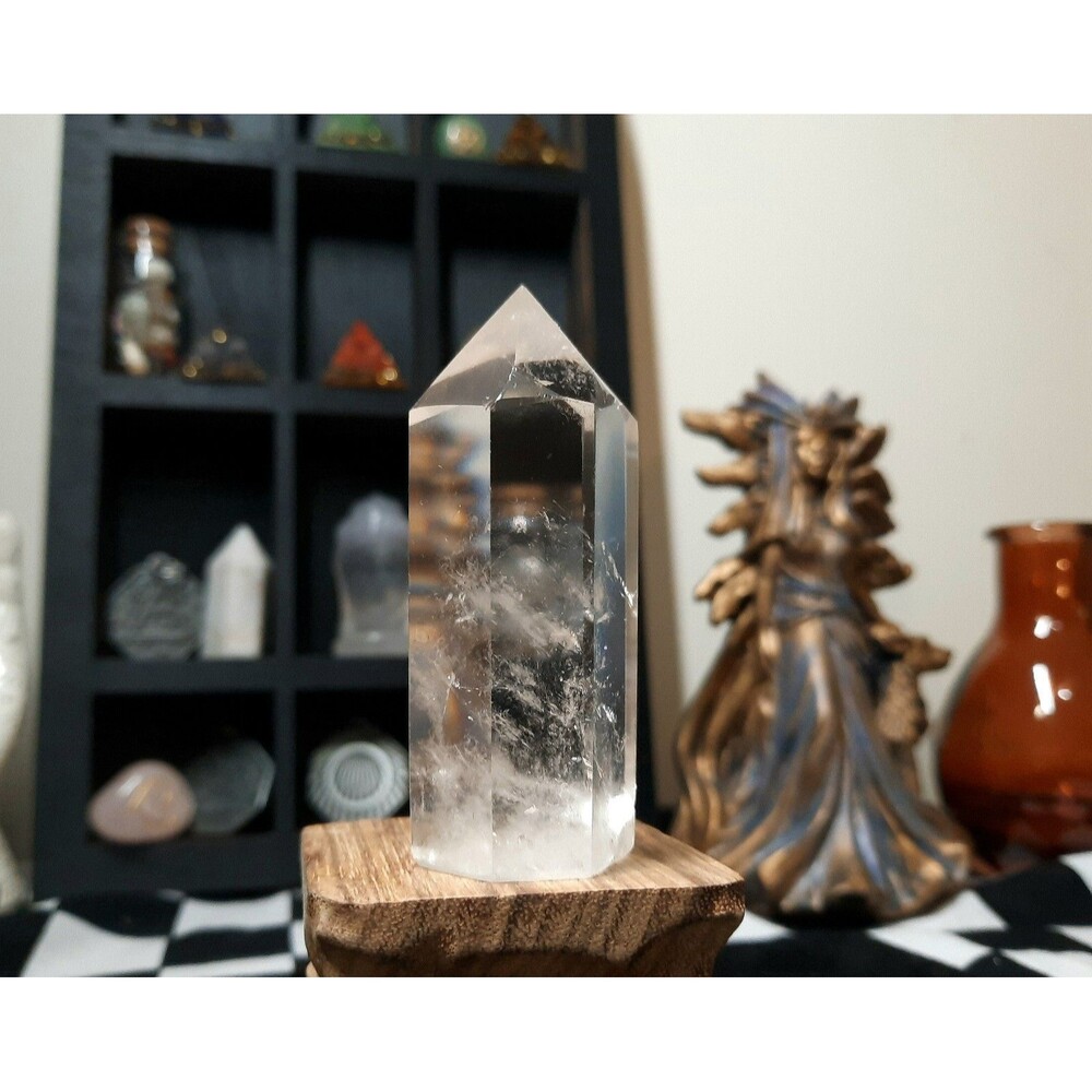 Clear Quartz Crystal Point - Picture 8 of 9
